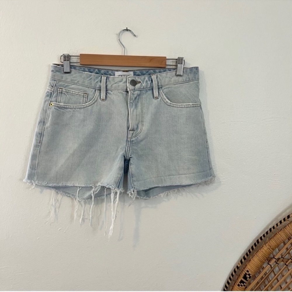 Frame howard Le Grand Garçon Short Size 24 Light wash
